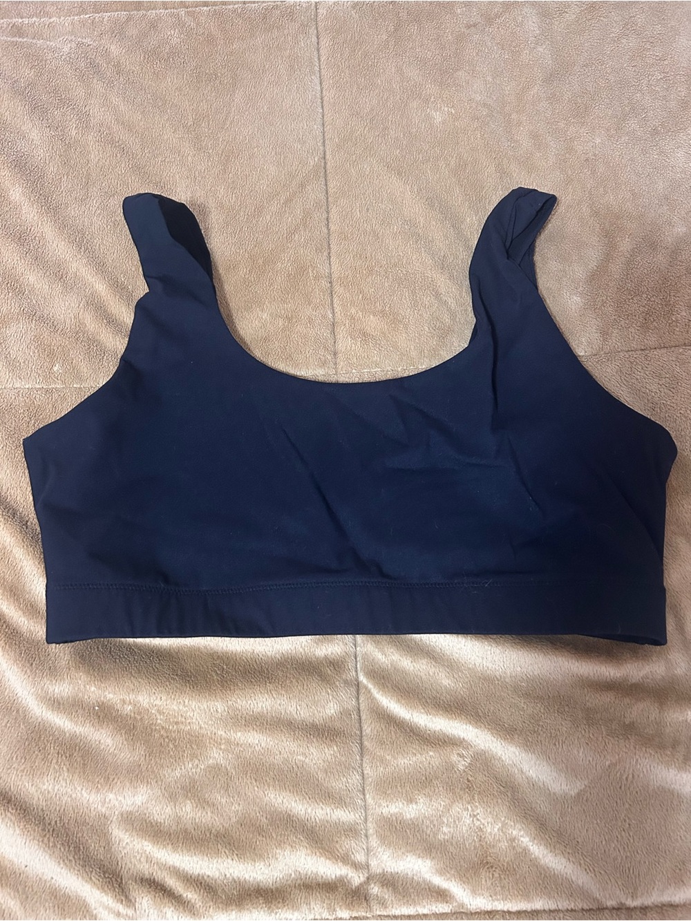 Everlane Navy Seamless Lounge Bralette